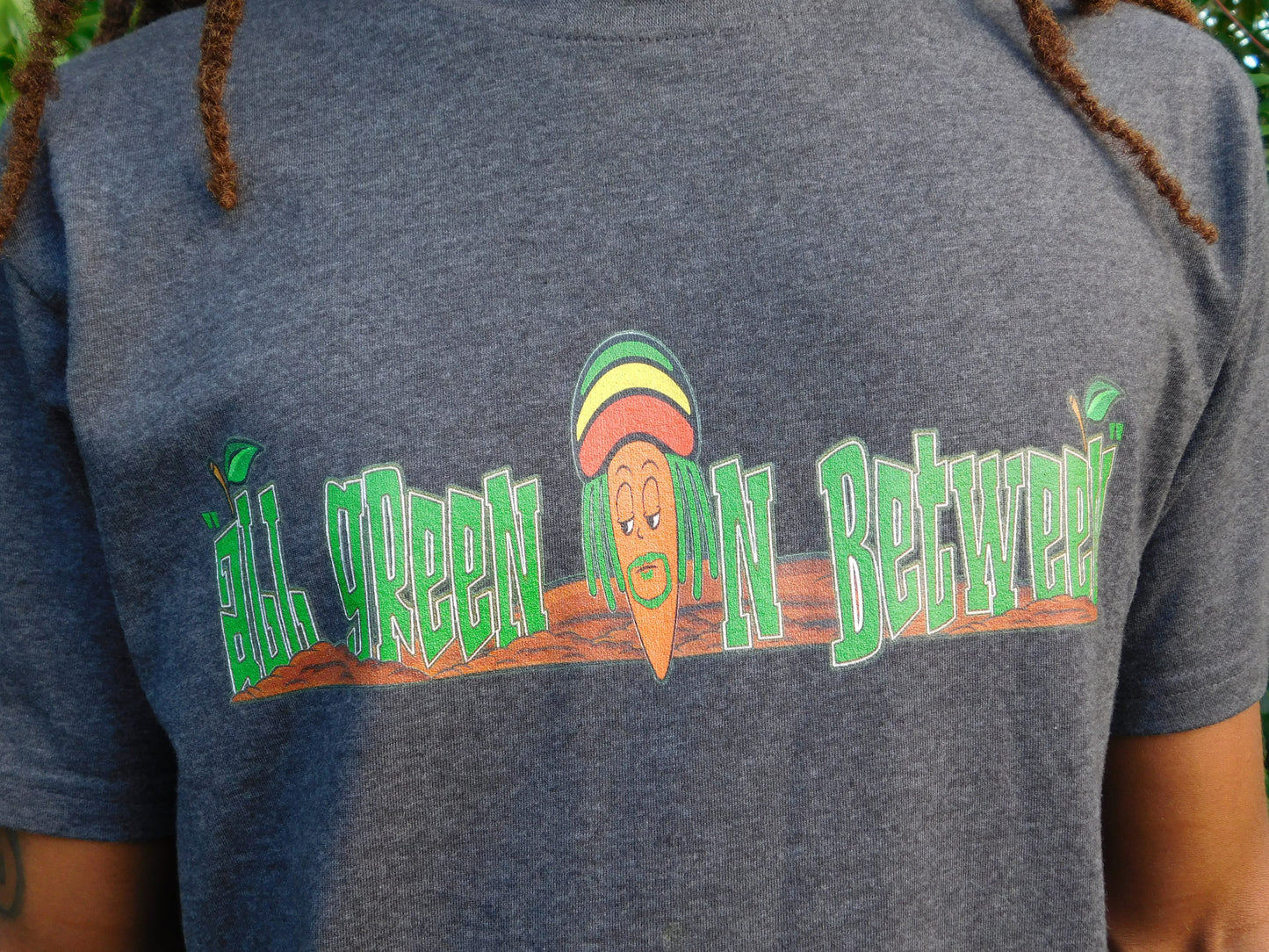 PoeticRhythm Men’s premium "All Green In Between ll" tee